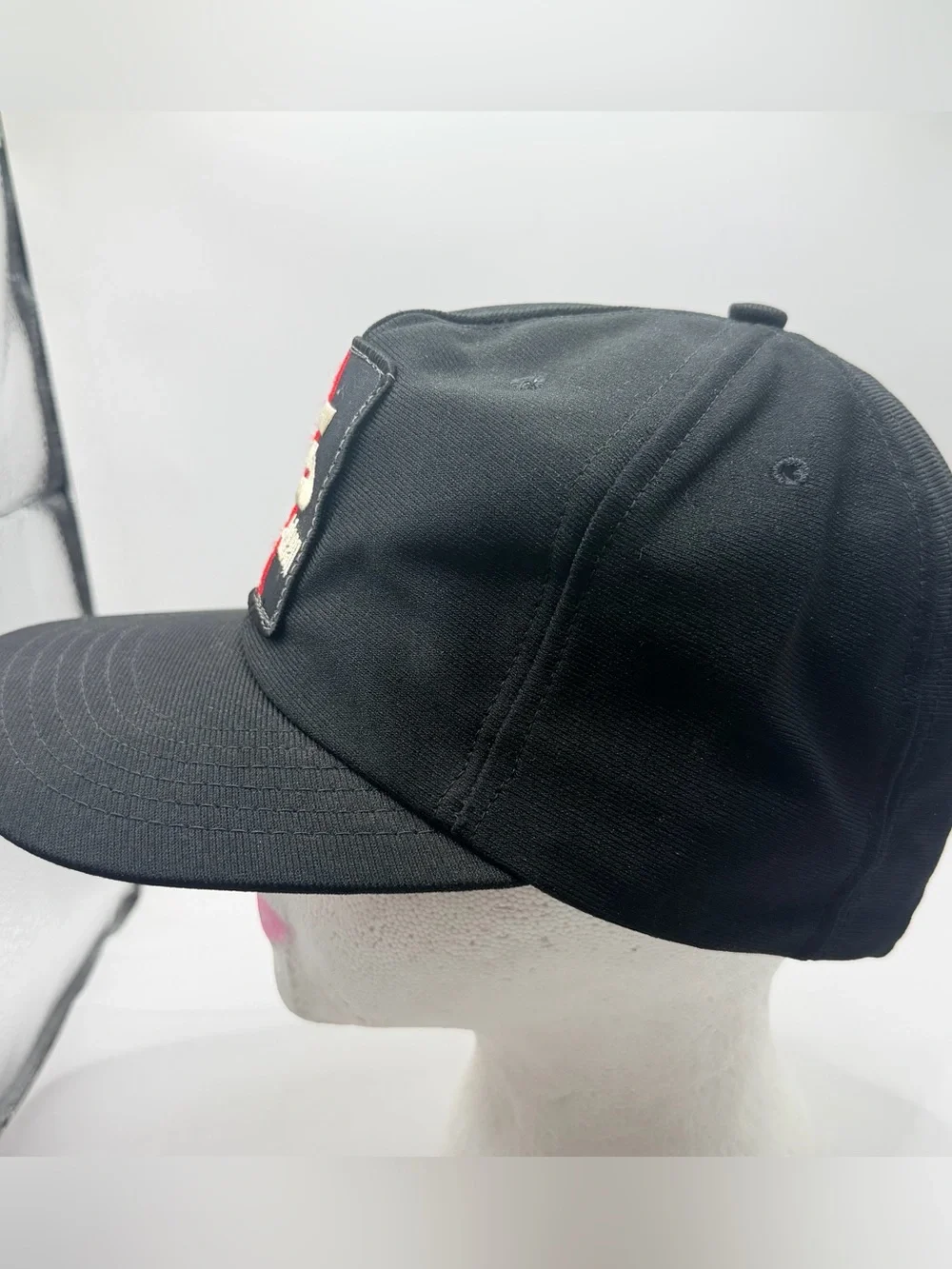 Vintage Safety-Kleen Snapback Hat USA Made Industrial Workwear Patch Cap Black